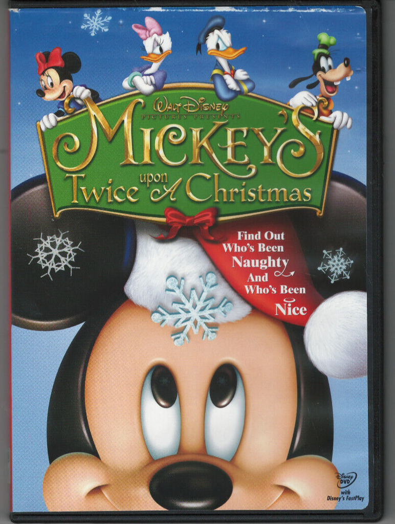 ディズニーDVD(tysm)。 DISNEYS MICKEYS TWICE UPON A CHRISTMAS (DVD, 2004, VG) | eBay