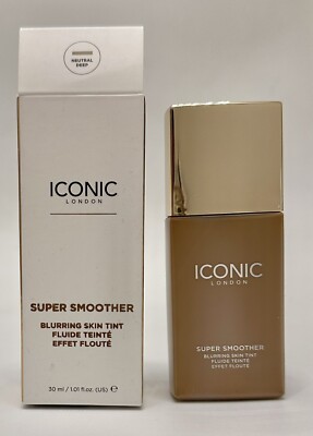 Iconic London Super Smoother Blurring Skin Tint 30ml - Neutral Deep - Neu im Karton