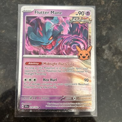 Pokémon Flutter Mane Rare Holo 043/131 Sv: Prismatic Evolutions Master Ball