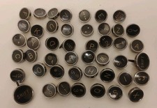 46 Royal Vintage Metal Typewriter Keys For Crafts thumbnail