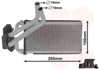 VAN Wezel WäRmetauscher Innenraumheizung 07006140 FüR Chrysler Compass Jeep MK49