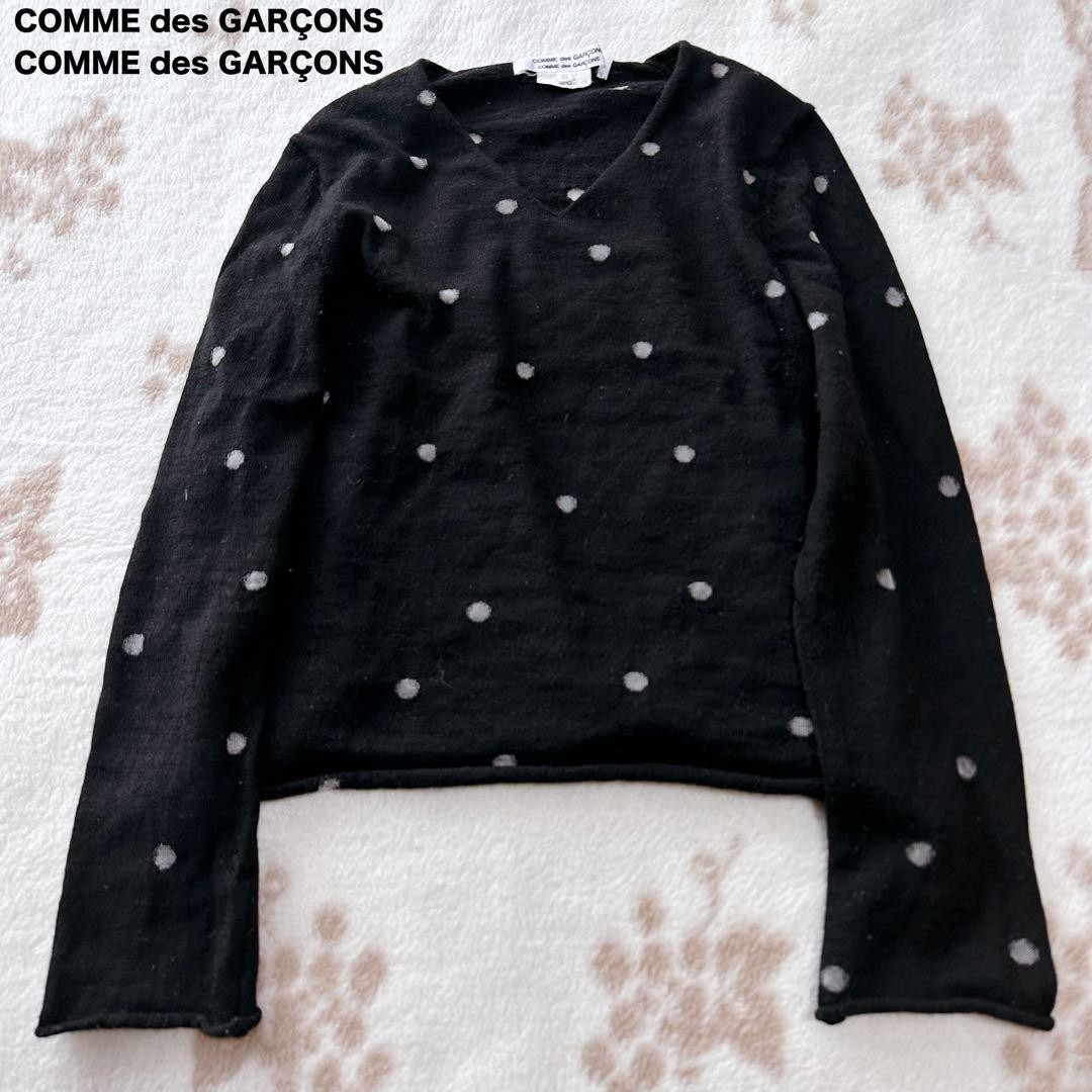 Comme des Garçons Comcom Dot Pattern Pullover Kni… - image 1