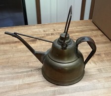 National Metal Spinning Stamping Lamp Oil Filler Lighthouse Can Maritime Brass