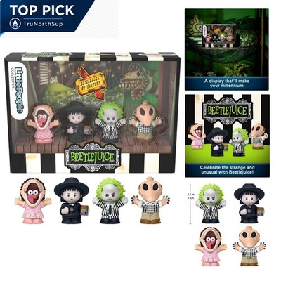 Beetlejuice Special Edition 4-Character Figures Set - Little People Collector...