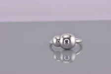 PANDORA ALE Sterling Silver Puffy Bubbles Band Ring 925 Sz: 5