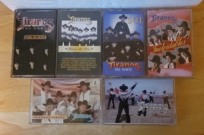 6 Los Tiranos del Norte Cassettes Latin 6 Casetes Los Tiranos del Norte Latino