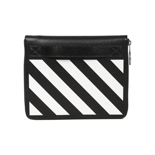 Off White Diagonal Clutch Bag Black OMNJ005R21LEA001 1001 151760222