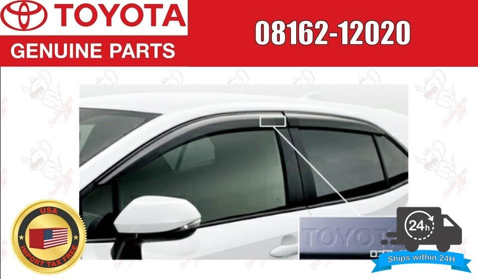 Toyota OEM Window Rain Guard Visors 08162-12020 for corolla sport