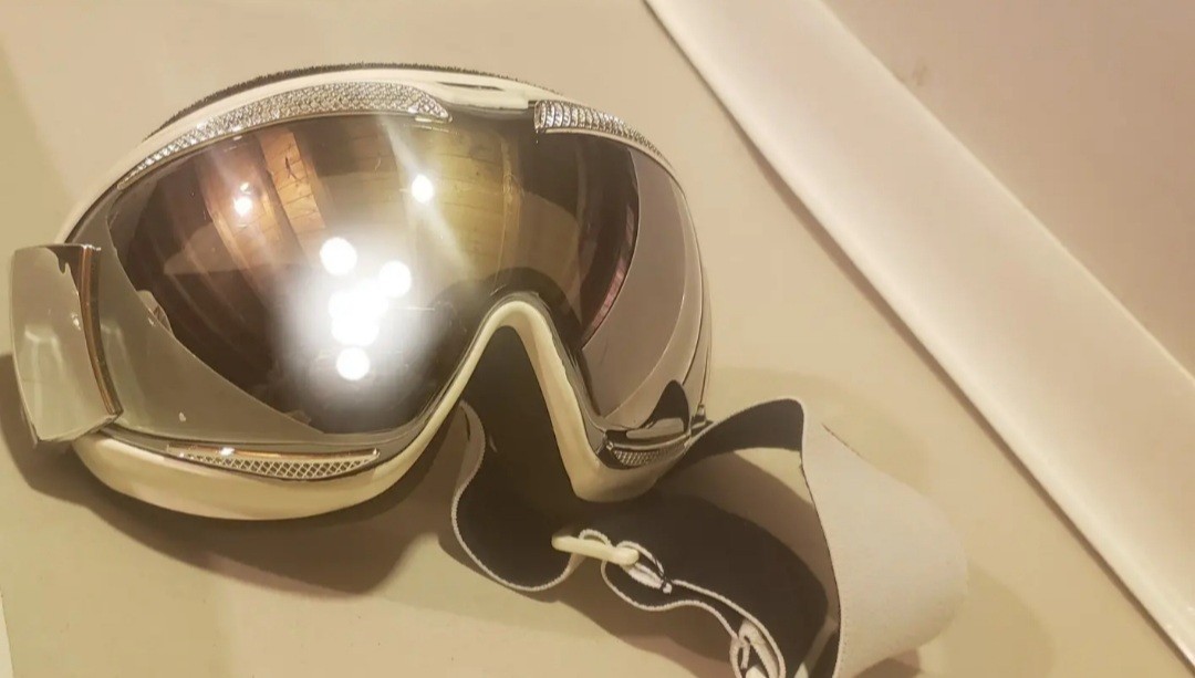 maschera sci Zero Rh+ colore bianco, specchiata foto 3