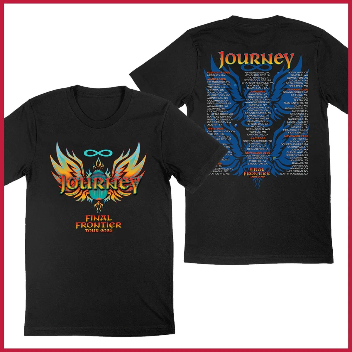 Journey Shirt In Men's T-Shirts for sale | eBay