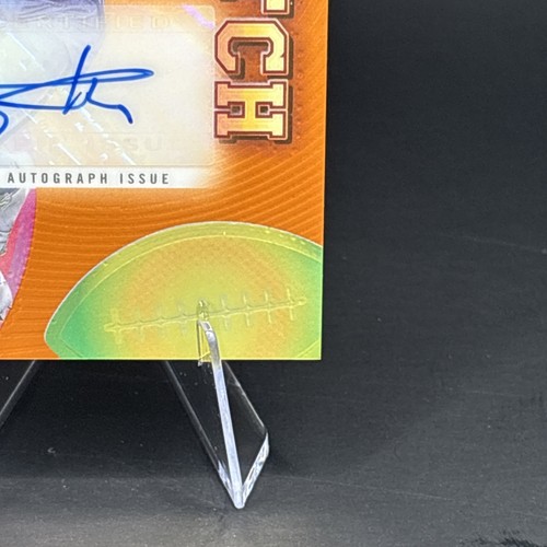 2024 Topps Chrome RC Bryce Young All-Etch Orange Refractor Auto /25 #AEA-BY - Bild 6 von 6