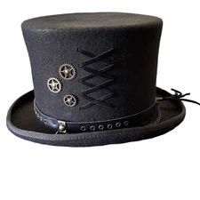 Conner Steam Punk Wool Felt Hat