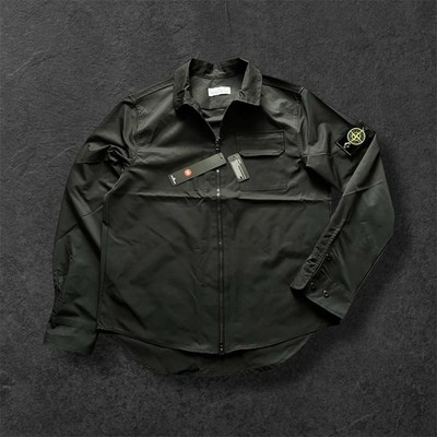 Stone Island Hemdjacke schwarz Größe M Wie Neu Top Zustand