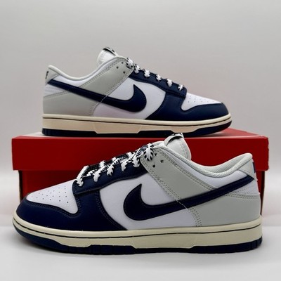 Nike Dunk Low New York Yankees Navy Gray White Sneakers IM2222-101 Mens Size NEW