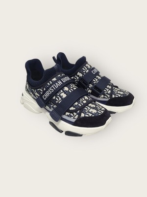 Dior Deep Blue Oblique D-Wonder Sneaker 42 142562887