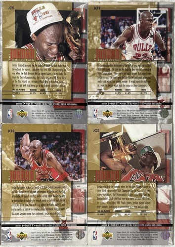Michael Jordan 1996-97 UD Jordan Collection Oversized Lot Of 11 Cards Low Grade - Picture 7 of 9