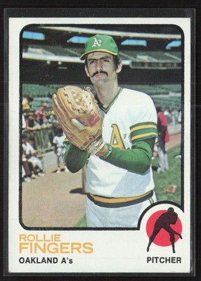 1973 Topps #84 Rollie Fingers - EX/NM Set Break!