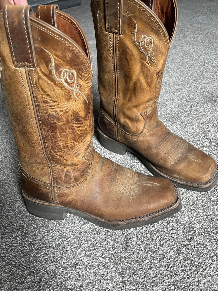 Botas de Trabajo Chippewa Hombre’s 6 1/2 Mujer’s 7 1/2 Excelente Estado Suavemente Usadas Foto 2 de 4