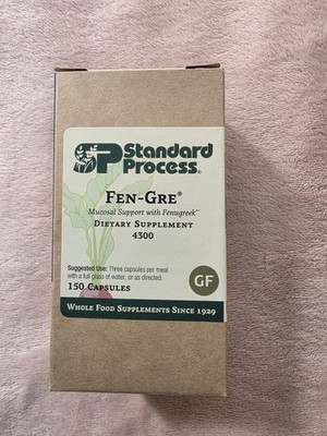 Standard Process Fen-Gre With Rice Bran, Okra Fruit, and Fenugreek 150 Capsules