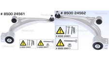 2x Querlenker Vorderachse für CHEVROLET OPEL VAUXHALL ORLANDO ZAFIRA TOURER C