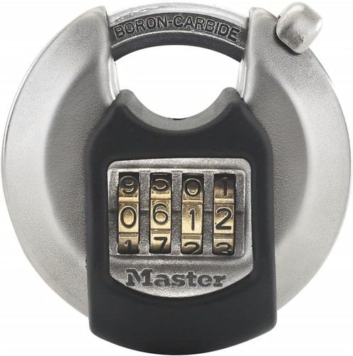 Master Lock Rundes Zahlen-Vorhängeschloss - Schwerlast Wetterfest