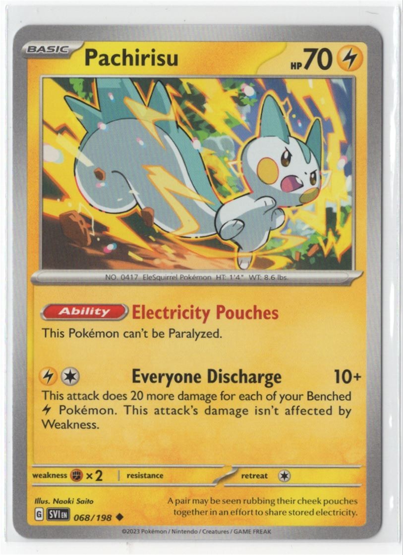 Pokemon Scarlet & Violet 068/198 Pachirisu