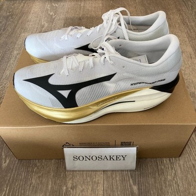 MIZUNO HYPERWARP PRO J1GC2674 01 White × Black × Gold New in Box