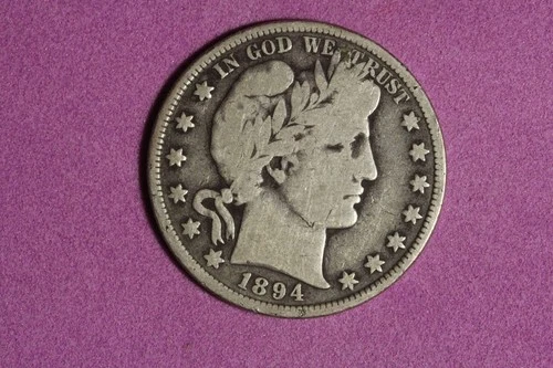 1894-P Barber Half Dollar — photo from the most recent tracked eBay sale
