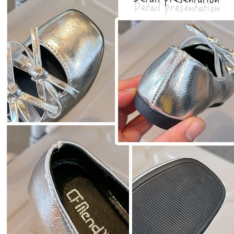 Niños pequeños Niñas Niños Boda Escuela Jardín Zapatos de Vestir Vacaciones Negro Dorado Foto 2 de 4