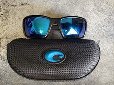 Costa Del Mar Blackfin BL 11 Black Matte / Blue Mirror Polarized 580P Sunglasses