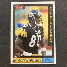 Plaxico Burress 2003 Fleer Tradition Card #196 NFL Pittsburgh Steelers