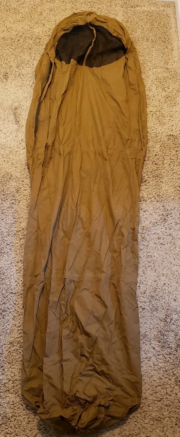 USMC Gore-Tex Improved Bivy Cover Coyote Brown Damaged 
