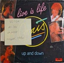 Opus Live Is Life Vinyl Record 7" VG/G+ POSP743 1984