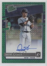 2020 Panini Donruss Optic Green Mojo Prizm 18/99 Deivi Garcia #RPS-DG Auto 0q5m