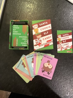 Santa Cookie Elf Candy Snowman Card Game Taco Cat Complete FUN