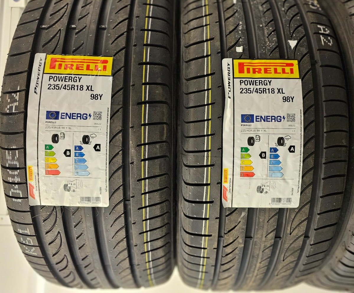 235/45R18.PIRELLI POWERGY.2023年製 4本セット 2X NEW PIRELLI POWERGY 235/45/18 XL 98Y UHP CAR/SUV TYRES 235 45