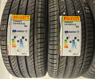 2X NEW PIRELLI POWERGY 235/45/18 XL 98Y UHP CAR/SUV TYRES 235 45 2X NEW PIRELLI POWERGY 235/45/18 XL 98Y UHP CAR/SUV TYRES 235 45