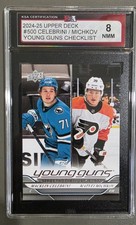 2024-25 Upper Deck Series 2 - Young Guns Checklist Macklin Celebrini KSA 8 NMM