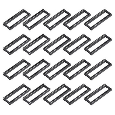 20Pcs DIP IC Chip Socket Adapter 40 Pin IC Assortment Kit 2.54mm/0.1''