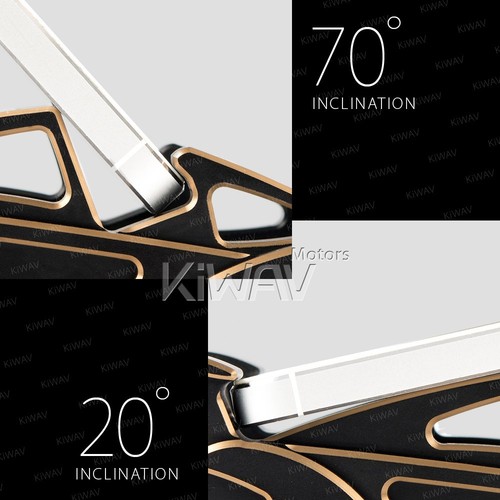 dual-slot display support holder CNC aluminum tianium or sportscar style pr PSP - Afbeelding 4 van 4