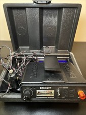 Vintage 80's Escort Passport Radar Detector w/ Original Carrying Case