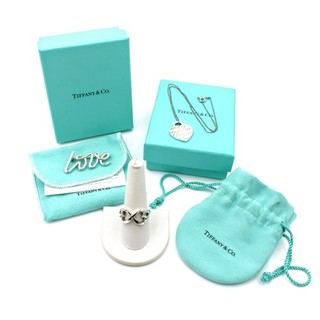 Tiffany & Co Paloma Piccaso Sterling Love Pendant Pin Ring Lot of 3 #S4567 2