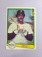 Jim Rice 1982 Donruss Baseball Card # 200 K0481