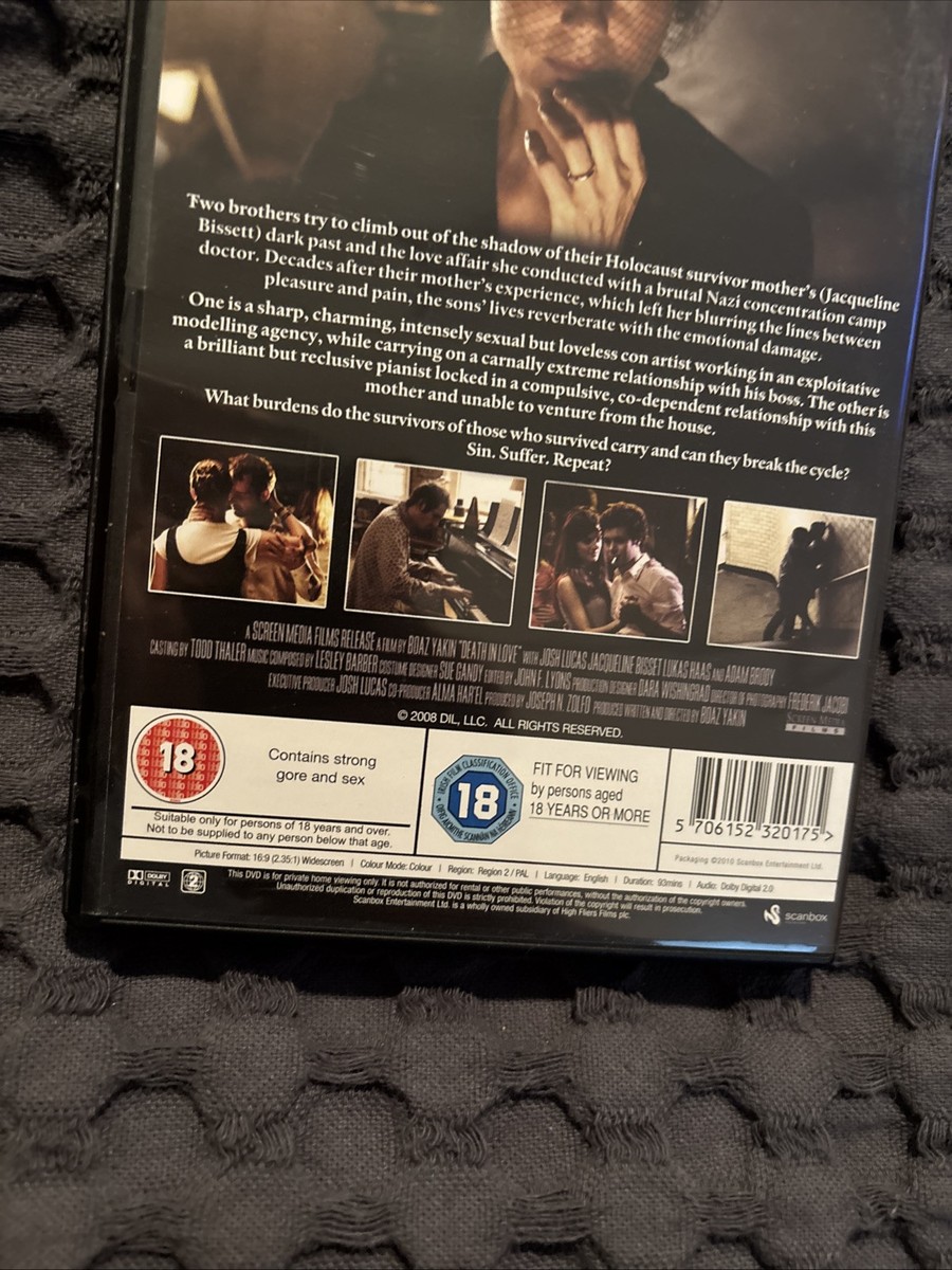 Death in Love DVD 2010 Jacqueline Bisset Lukas Haas Josh Lucas Reg