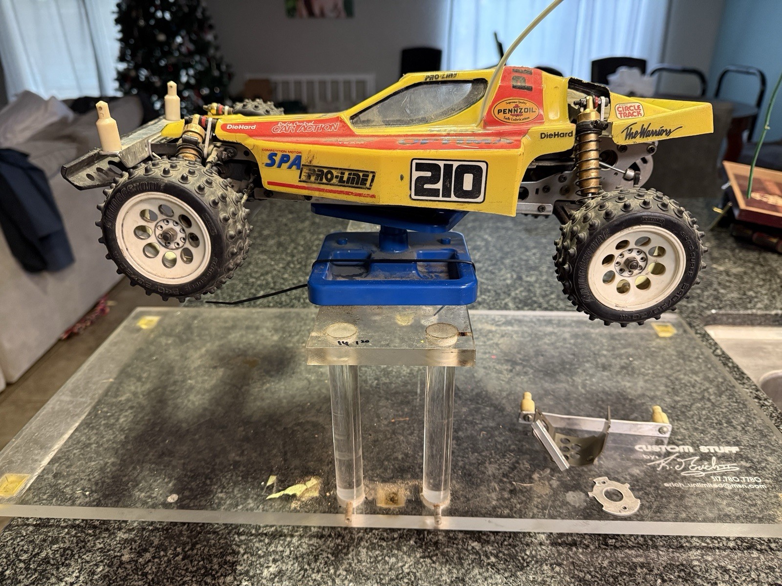 Vintage Kyosho 1/10 RC Original 80s Turbo Optima Chain Drive Option 4wd