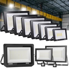 10W-500W LED Floodlight Spot Security Flood Lights Light Outdoor Garden Lamp UK