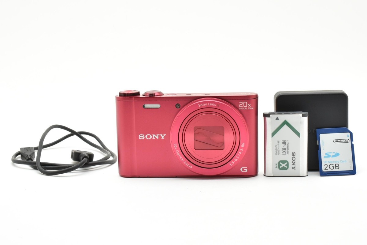 Sony Cyber-shot DSC-WX300 18.2MP Digital Camera - Black for sale