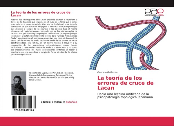 La TeoríA De Los Errores De Cruce De Lacan Gaetano Guillermo Taschenbuch 88 S.-image