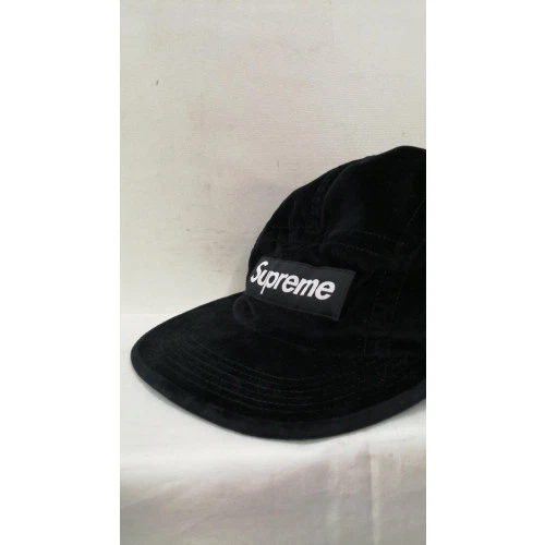 CASQUETTE DE CAMP VELOURS SUPRÊME NOIRE
