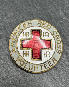 VINTAGE AMERICAN RED CROSS HOSPITAL & RECREATION CORPS  "GRAY LADY"  PIN M944